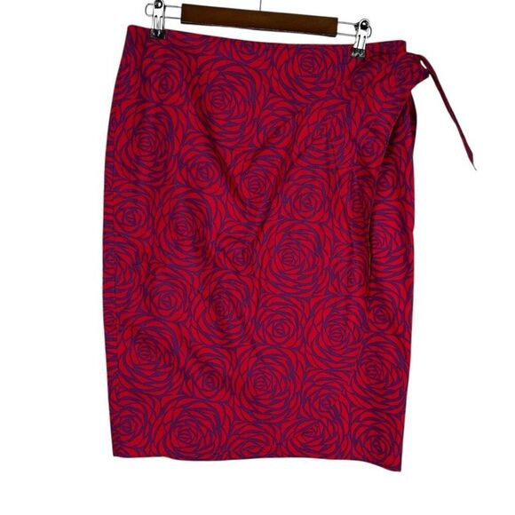 Boden Faux Wrap Tie Side Skirt size 10L - Picture 4 of 13